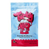 Pirulito Zero Açúcar Ticky Sabor Ice Cherry 4 unidades
