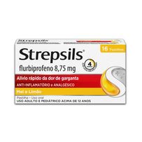 Pastilhas Para Garganta Strepsils Mel E Limão 16 Pastilhas