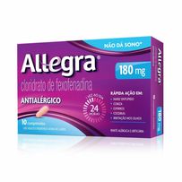 Antialérgico Allegra 180mg 10 Comprimidos