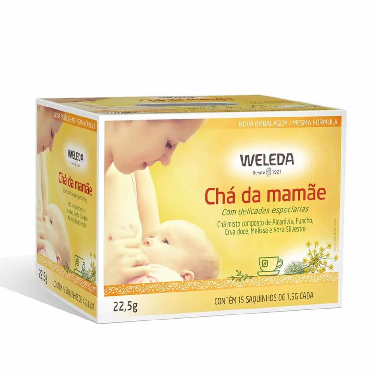 Chá Misto Da Mamãe Weleda 15 Unidades