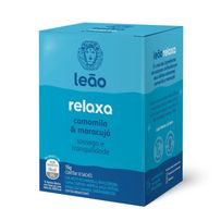 Chá Leão Funcionais Relaxa Camomila e Maracujá 10 sachês 16g
