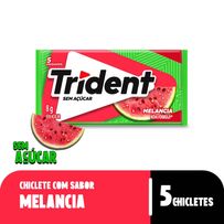 Goma De Mascar Trident Melância 5 Unidades