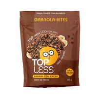 Granola Bites Topless Banana com Cacau 80g