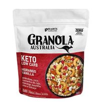 Granola Australia Harts Natural Keto Low Carb Morango Vanilla 300g