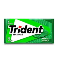 Goma De Mascar Trident Menta Verde 5 Unidades