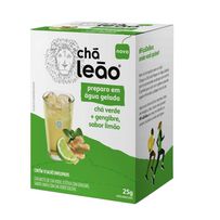 Chá Leão Verde Gengibre e limão 10 unidades 25g