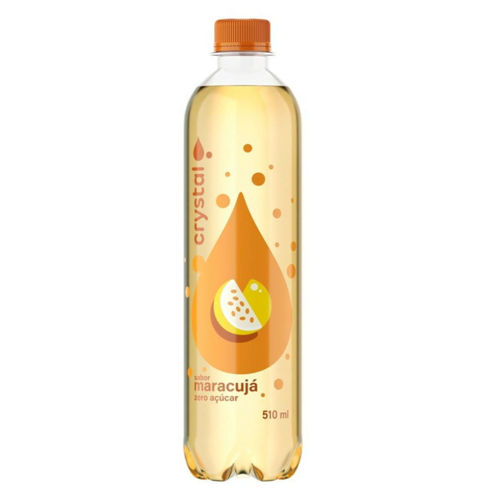 Água Saborizada Crystal Maracujá 510ml