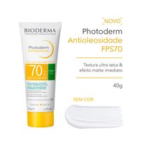Protetor Solar Facial Bioderma Photoderm Antioleosidade FPS70 40g