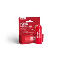 Isdin Reparador Labial em Stick Red Com Cor 4g
