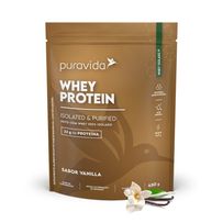Proteínas Puravida Whey Protein Isolado Vanilla 450g
