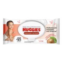 Lenços Umedecidos Huggies Hidratação e Nutrição Contra Assaduras 48 unidades