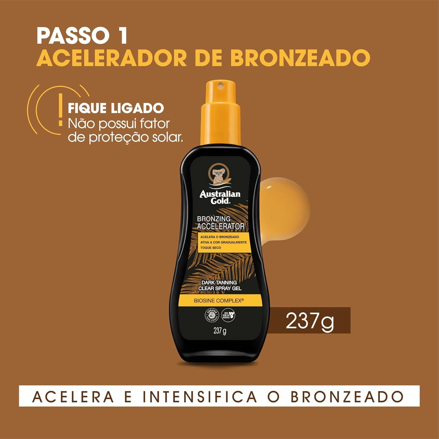 Spray Gel Bronzeador Australian Gold Accelerator 237g