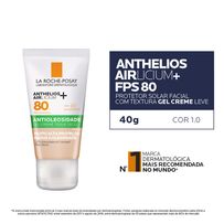 Protetor Solar Facial La Roche Posay Anthelios Airlicium+ FPS80 Cor 1.0 40g