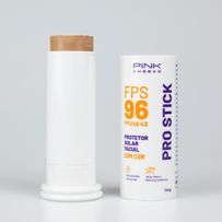 Protetor Solar Stick Multifuncional Pink Cheeks com Cor Pro Stick Pro15 FPS95 14g