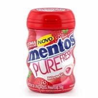 Goma De Mascar Mentos Pure Fresh Morango 56g