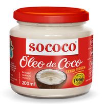 Óleo de Coco Extra Virgem Sococo 200ml
