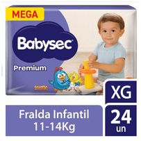 Fralda BabySec Galinha Pintadinha Premium Xg 24 Unidades