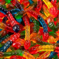 Bala de Gelatina Fini Minhocas 90g