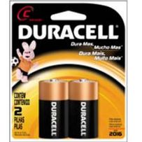 Pilha Alcalina Duracell Média C 2 Unidades
