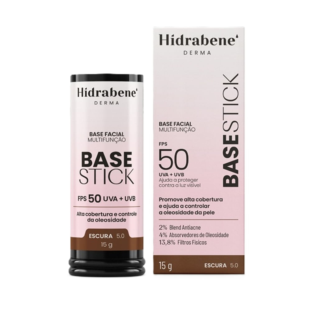 Base Stick Multifunção Hidrabene Derma Escura 5.0 15g