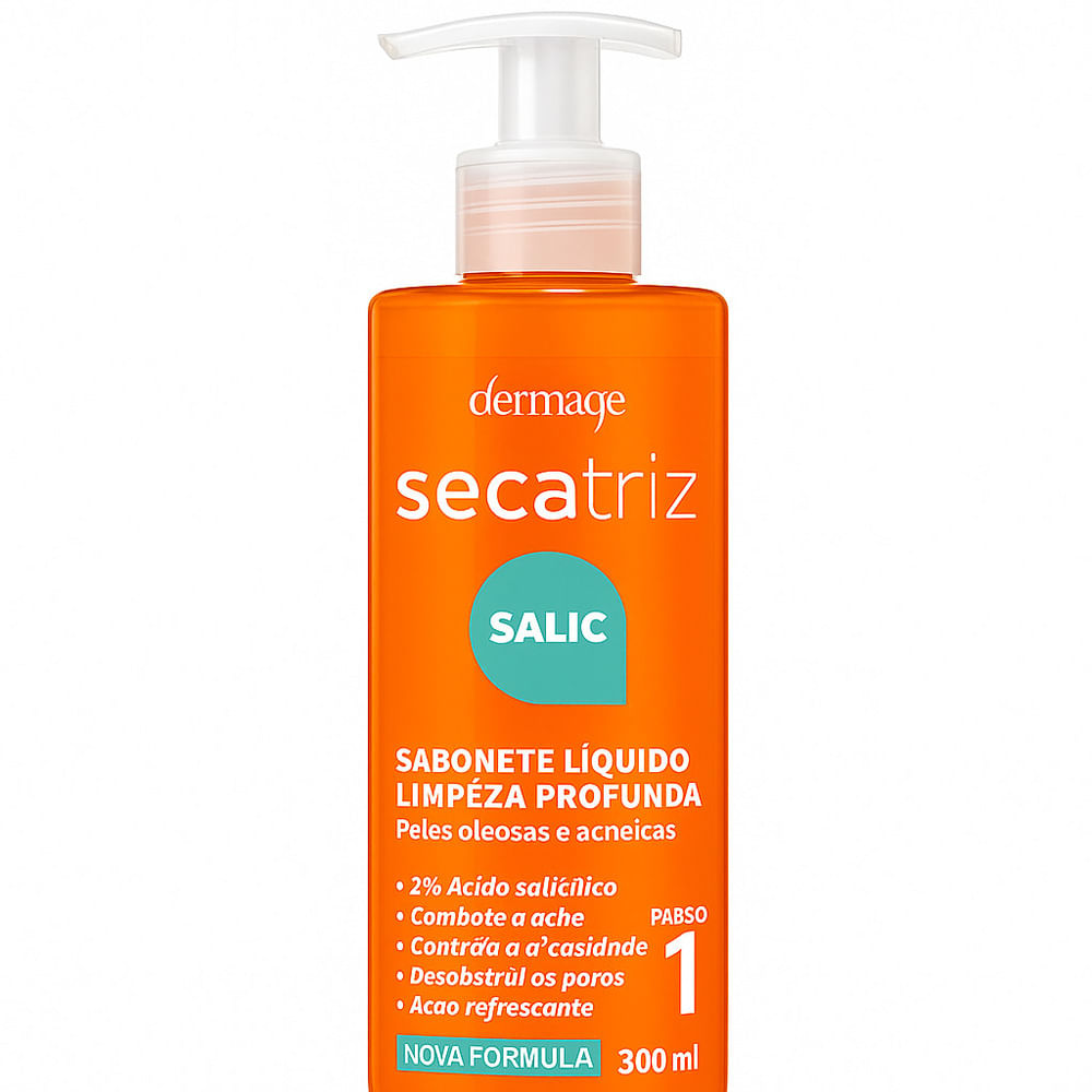 Sabonete Líquido Facial Dermage Secatriz Salic 300ml