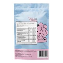 Pirulito Zero Açúcar Ticky Sabor Algodão Doce 4 unidades