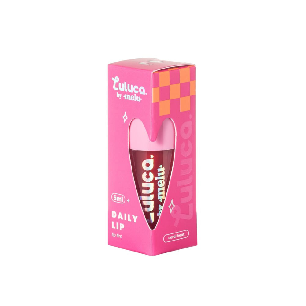 Lip Tint Daily Lip Luluca By Melu Coral Heat 5ml
