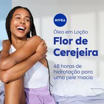Loção Deo-hidratante Nivea Óleos Flor de Cerejeira e Óleo de Jojoba 400ml