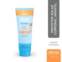 Isdin Protetor Solar Corporal Infantil Gel Cream Pediatrics FPS 50 250g