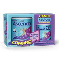 Suplemento Alimentar Ascenda Baunilha 800g + Suplemento Alimentar Ascenda Sem Sabor 260g