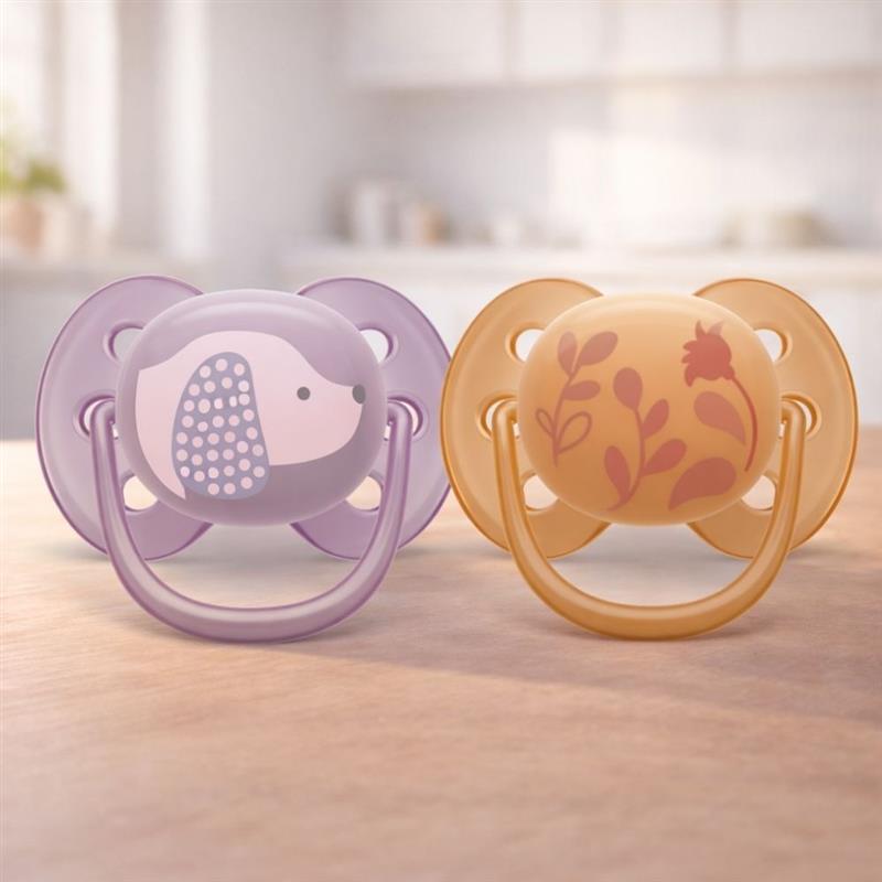 Chupeta Avent Ultra Soft SCF091/18 6-18 Meses Decorada Cachorro