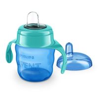 Copo De Transição Philips Avent Easy Sip Bico De Silicone 6m+ Azul Scf551/05 - 200ml