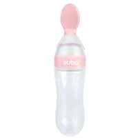Colher Dosadora Buba Baby Silicone Rosa 1 Unidade