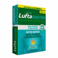 Antiácido LuftaGastro Sachê Líquido 12 Sachês de 10ml Cada