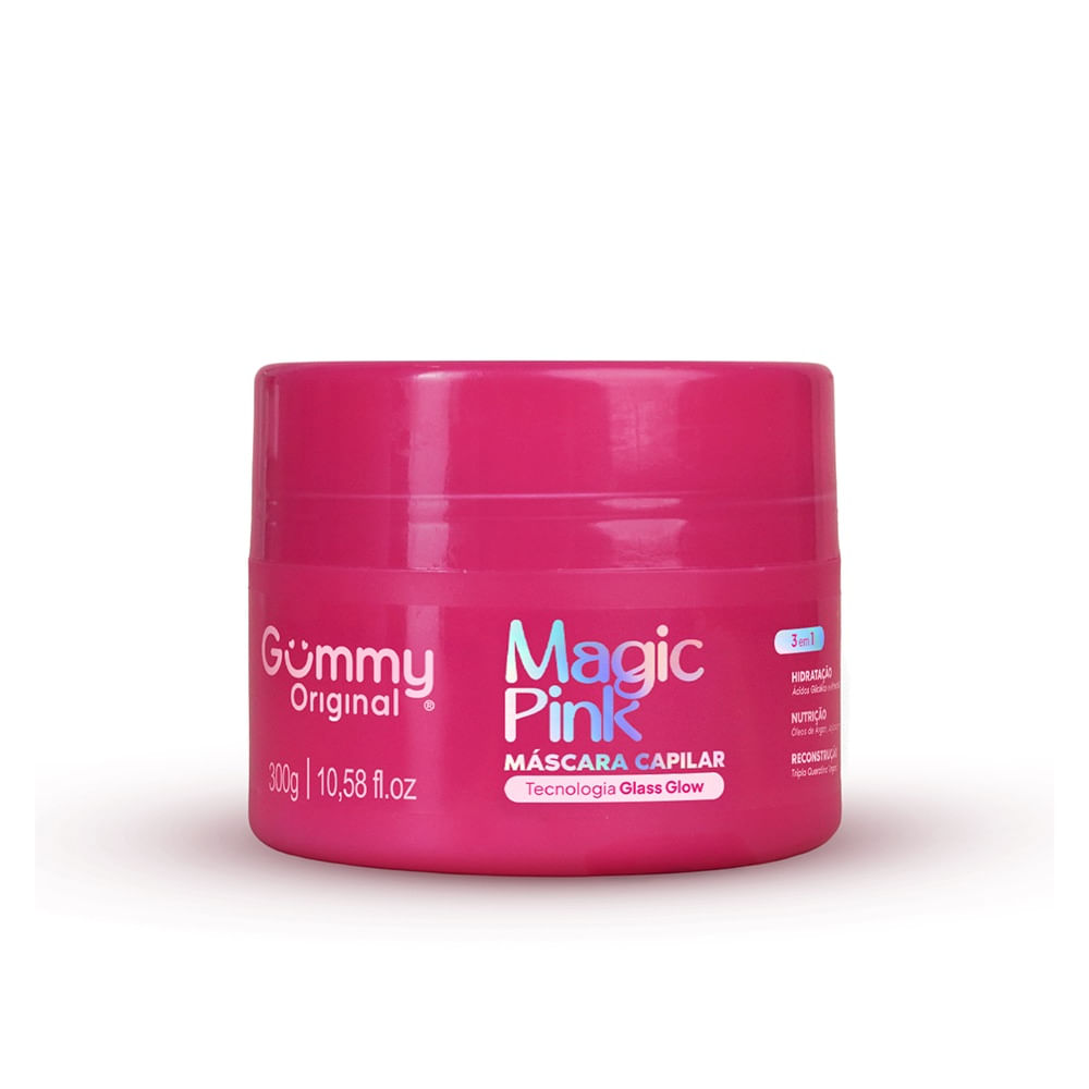Máscara Capilar Magic Pink 3 em 1 Gummy 300g