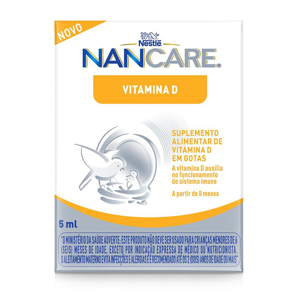 Suplemento Alimentar em Gotas Nancare Vitamina D 5ml