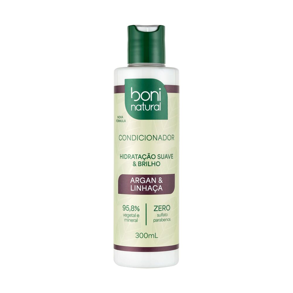 Condicionador Boni Natural Argan e Linhaça 300ml