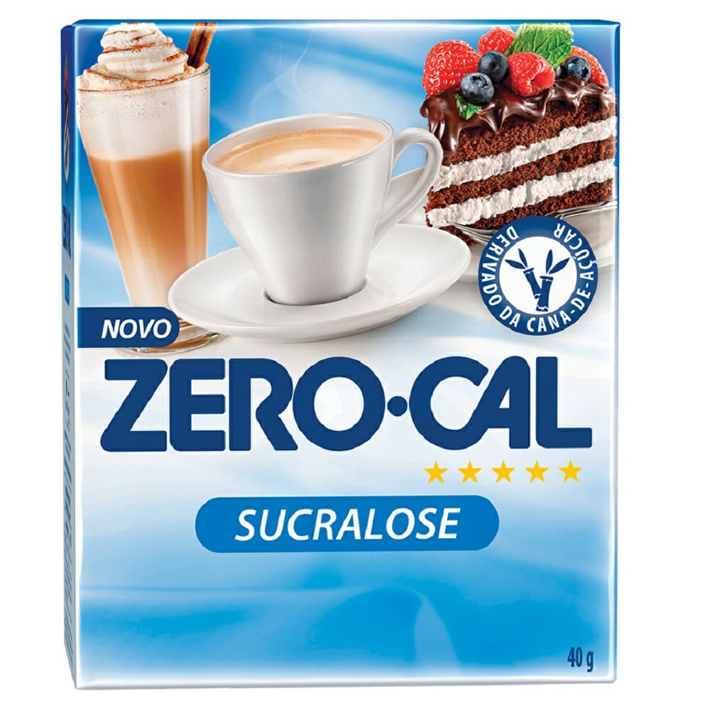 Encontraproduto.com.br - Sachê Adoçante Sucralose Zero Cal 0,8g