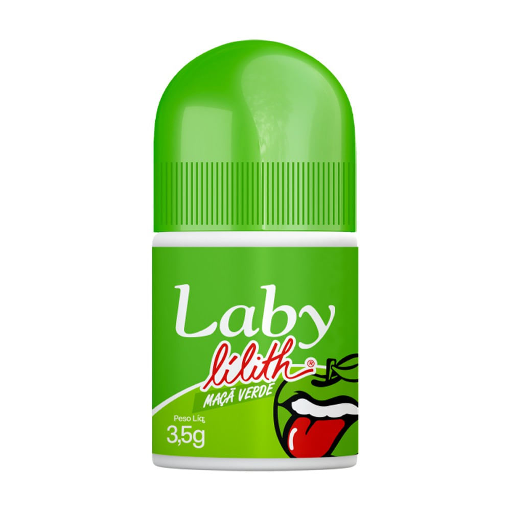 Protetor Solar Labial Laby Lilith FPS8 Maçã Verde 3,5g