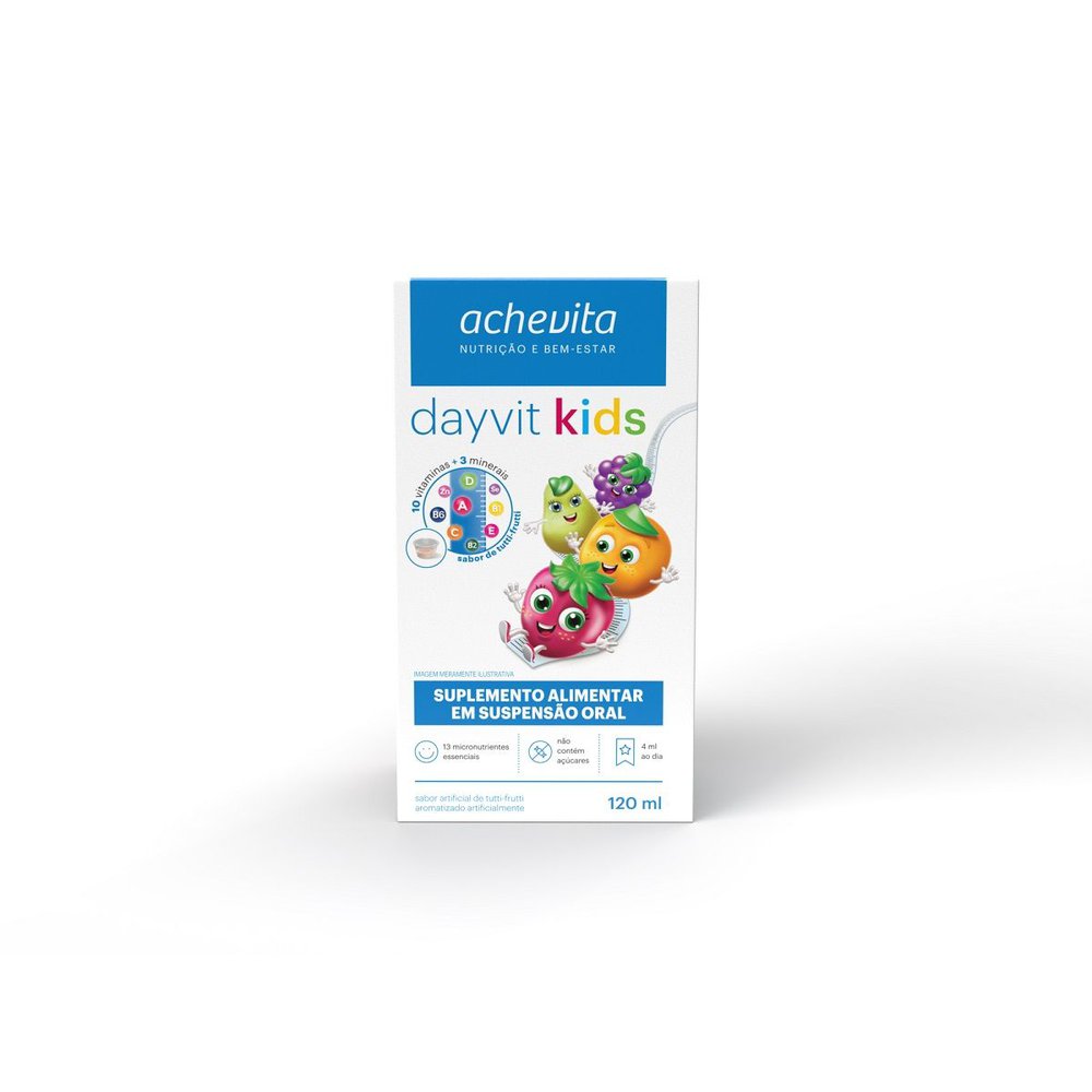 Dayvit Kids Polivitamínico Tutti-Frutti Infantil 120ml