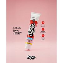 Gel Dental Super 12h Frutas Vermelhas e Menta 90g