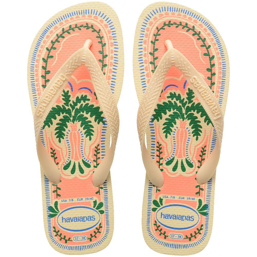 Sandálias Havaianas Summer Vibes Buttercream 39/40