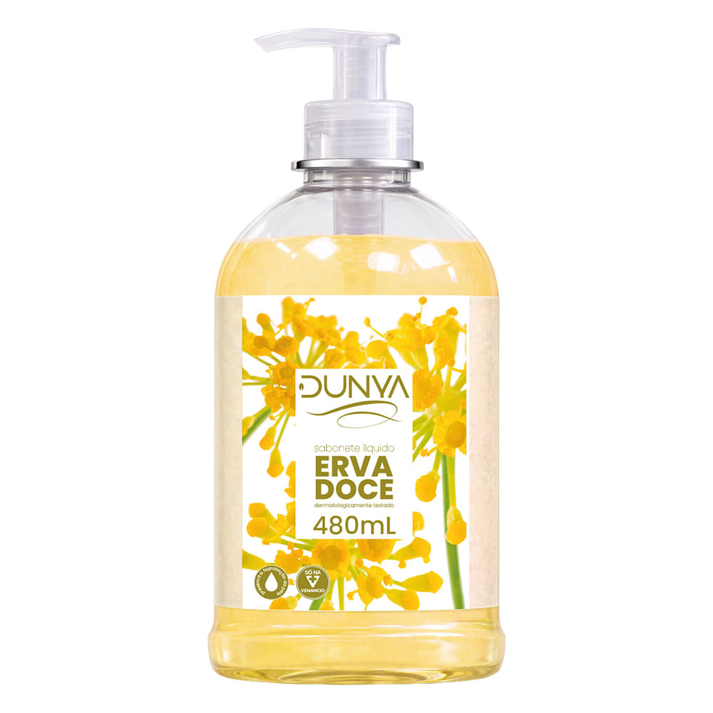 Sabonete Líquido Dunya Erva Doce 480ml