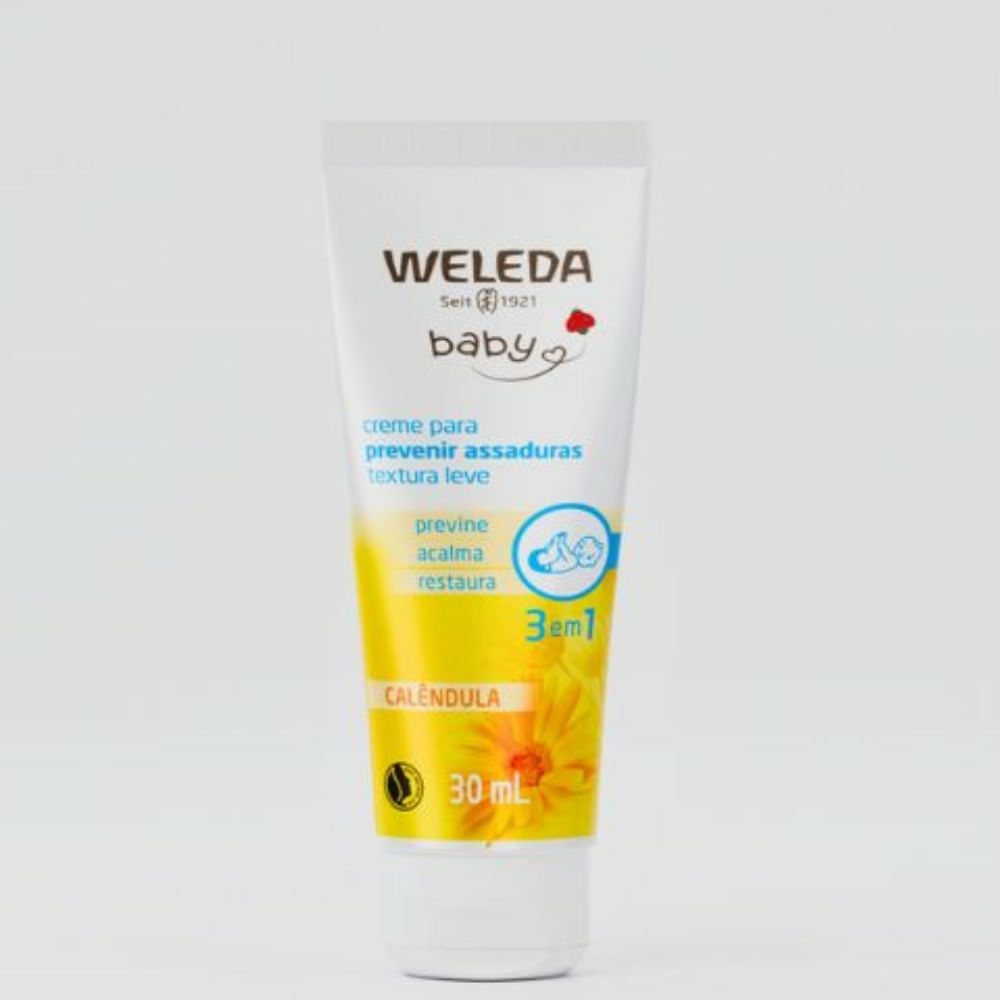 Creme para Prevenir Assaduras Weleda Baby Calêndula 30ml