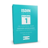Sabonete Em Barra Antioleosidade Isdin Oily Skin Acniben 1 80g