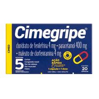Antigripal Cimegripe Cimed 20 Cápsulas