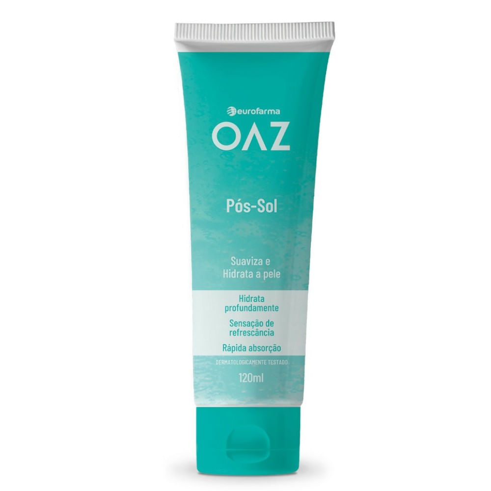 Pós-Sol Gel OAZ Suaviza e Hidrata a Pele 120ml