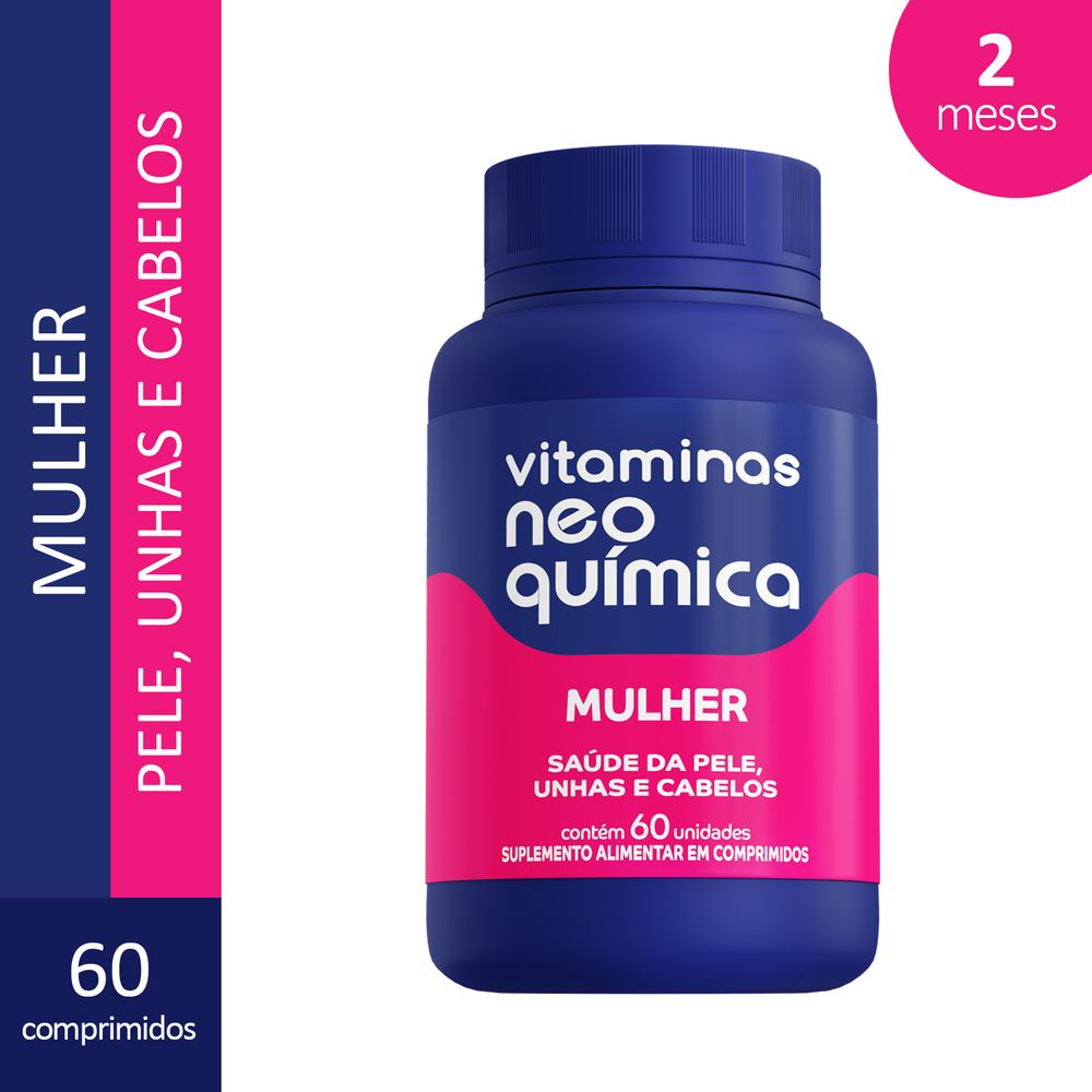 Multivitamínico Neo Química Vitaminas A-Z Mulher 60 Comprimidos