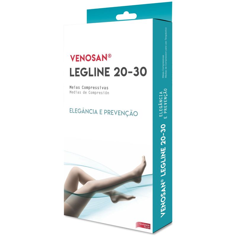 Meia 7/8 Legline Venosan - 20-30mmHg - Pé Fechado - Olinda - Tamanho P