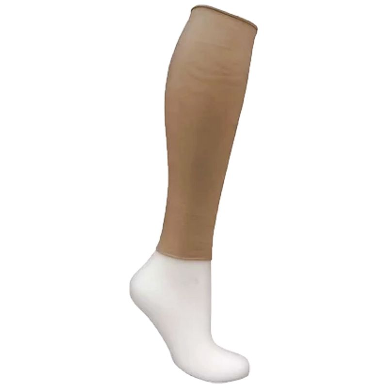 Sigvaris Ulcer Kit de Meias 3/4 para Úlceras Ponteira Fechada Bege Tam P Longa